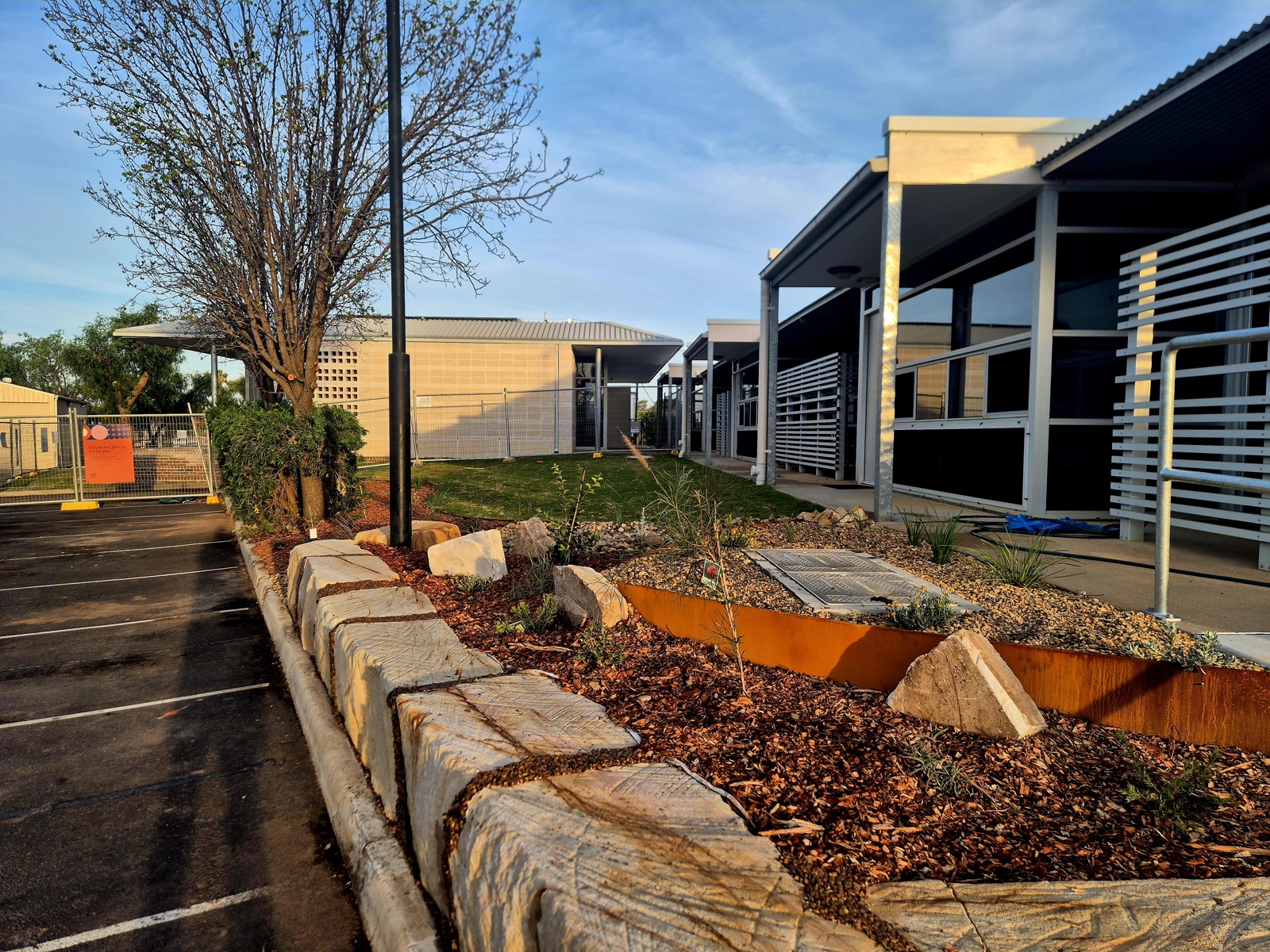 A garden bed and retaining edge by MR Landscapes