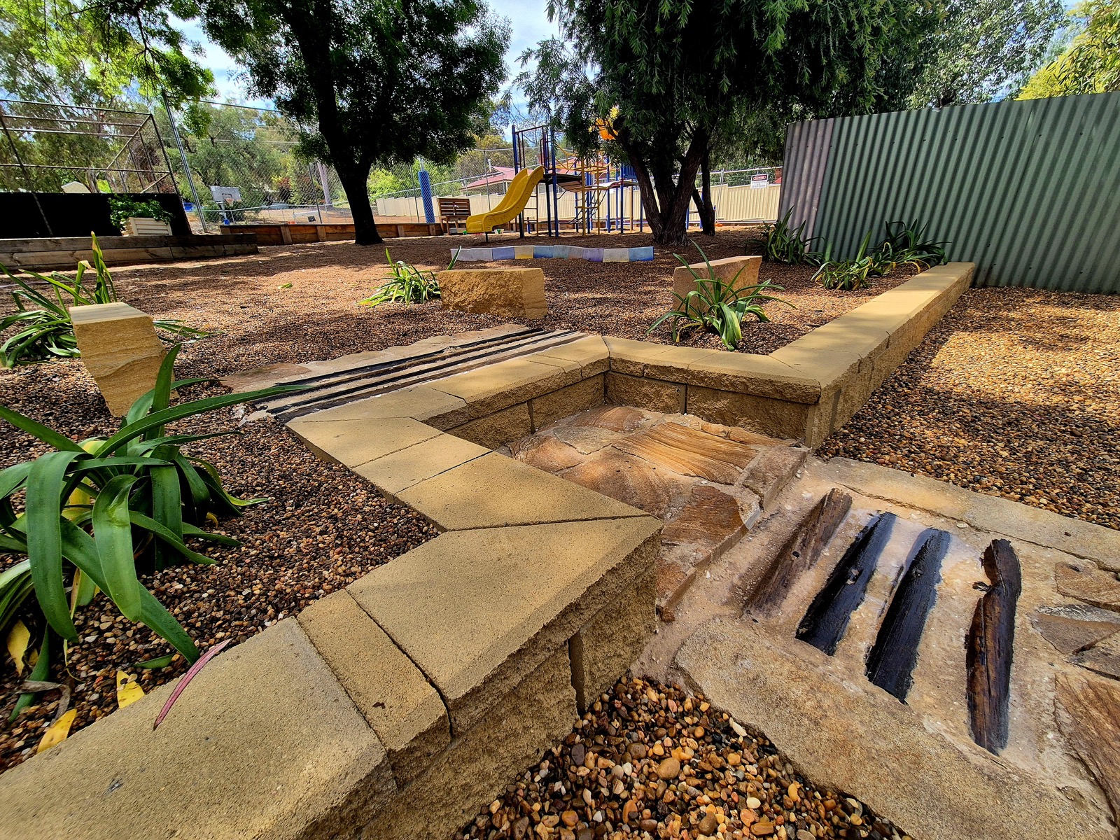 Raised garden beds built by MR Landscapes