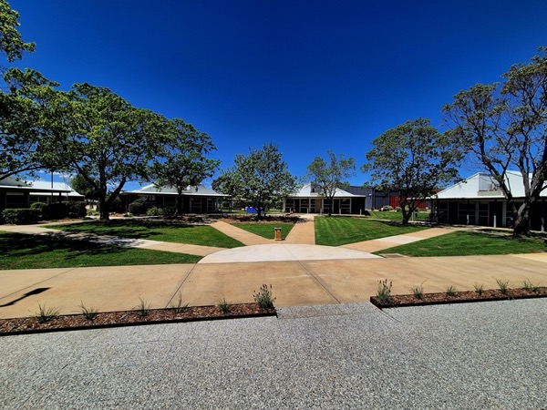 A landscaped entrance and driveway by MR Landscapes