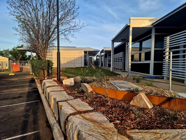 A garden bed and retaining edge by MR Landscapes