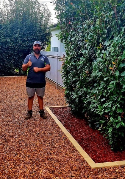 A designed landscape by MR Landscapes in Dubbo