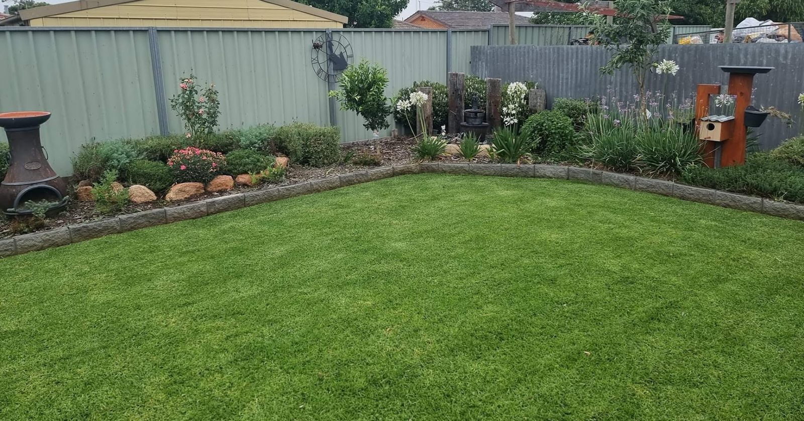 A water-smart garden built by Matt